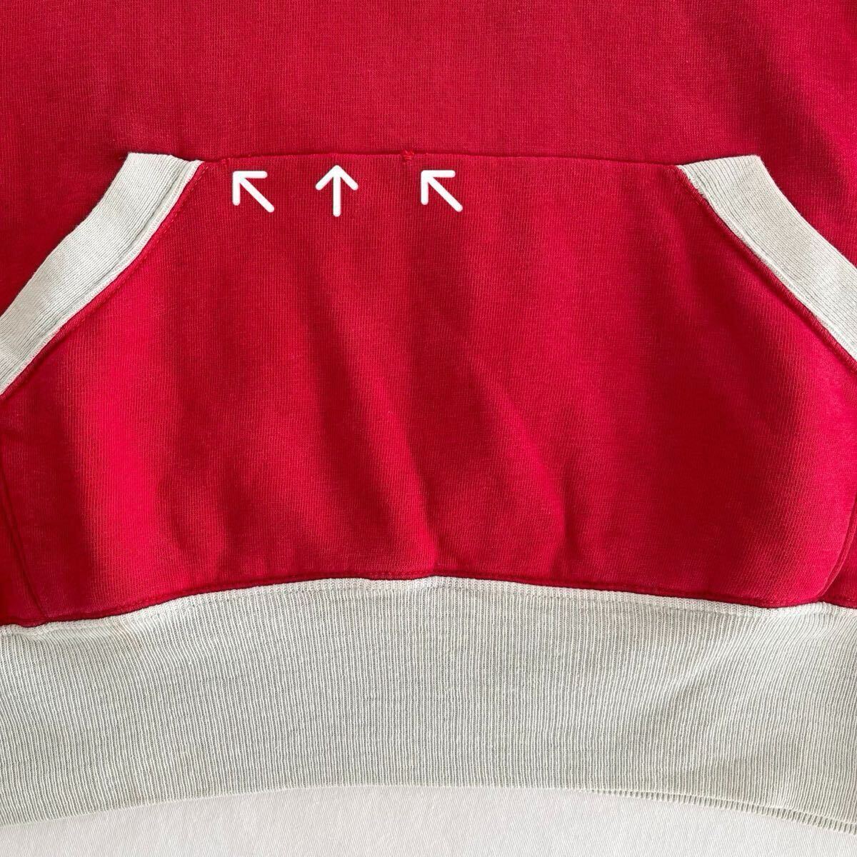 50s AKOM? Pilgrim? 2トーン ダブルフェイス スウェット パーカー ビンテージ 50年代 Wフェイス フーディ オリジナル ヴィンテージ_画像6