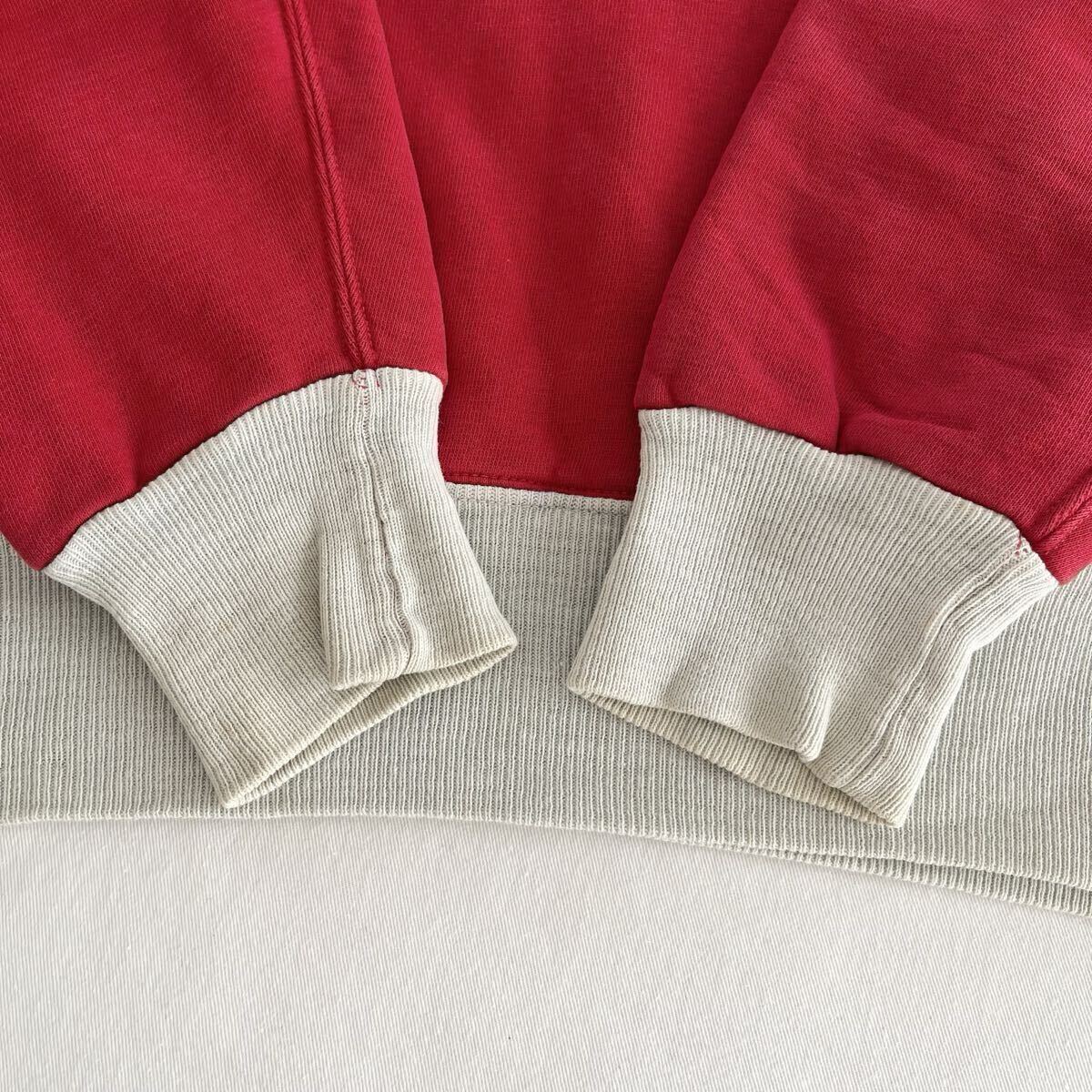 50s AKOM? Pilgrim? 2トーン ダブルフェイス スウェット パーカー ビンテージ 50年代 Wフェイス フーディ オリジナル ヴィンテージ_画像7