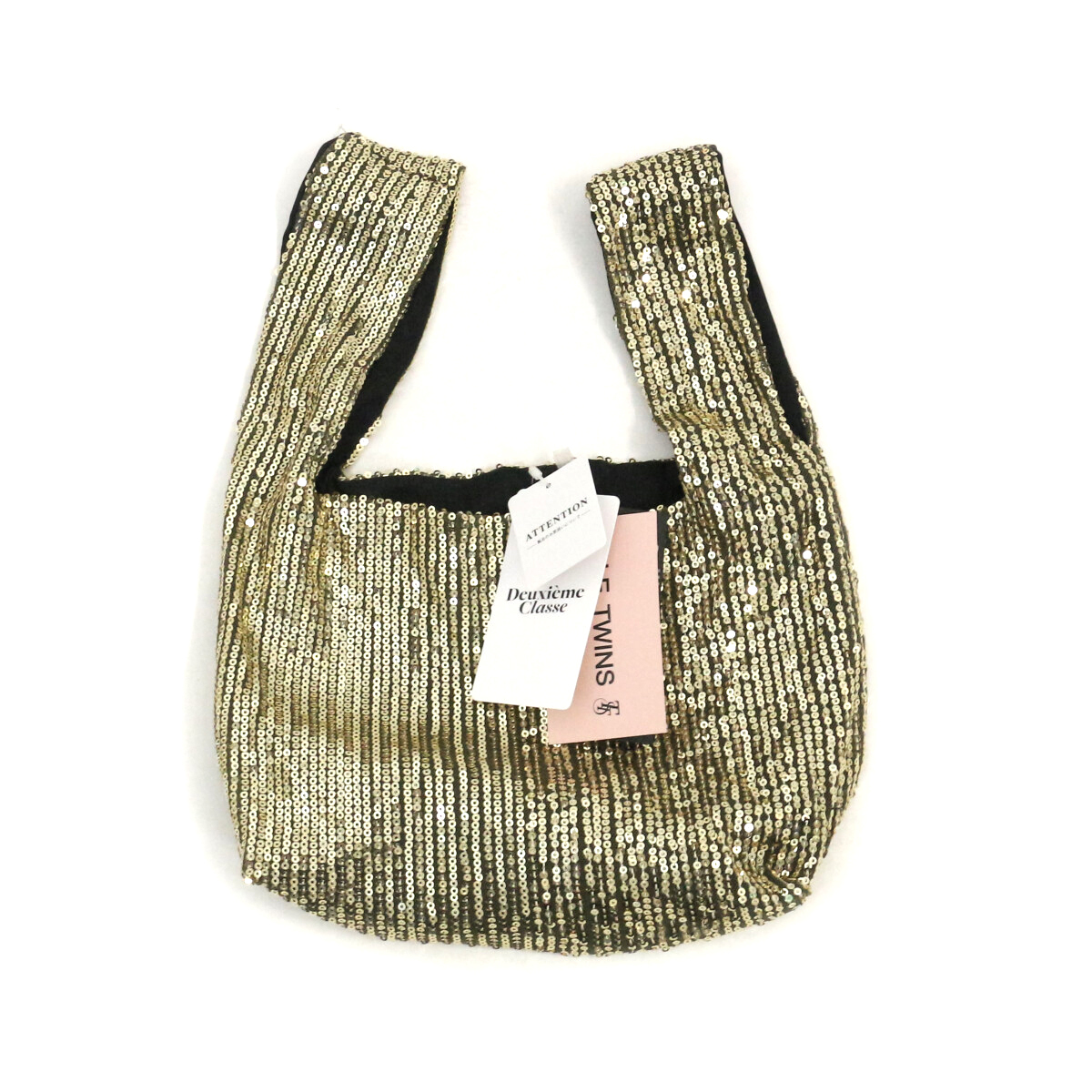 新品 Deuxieme Classe購入 LE TWINS 23AW LU SMALL BAG スパンコールスモールトートバッグ 23092510001030 ツインズ ドゥーズィエムクラス_画像1