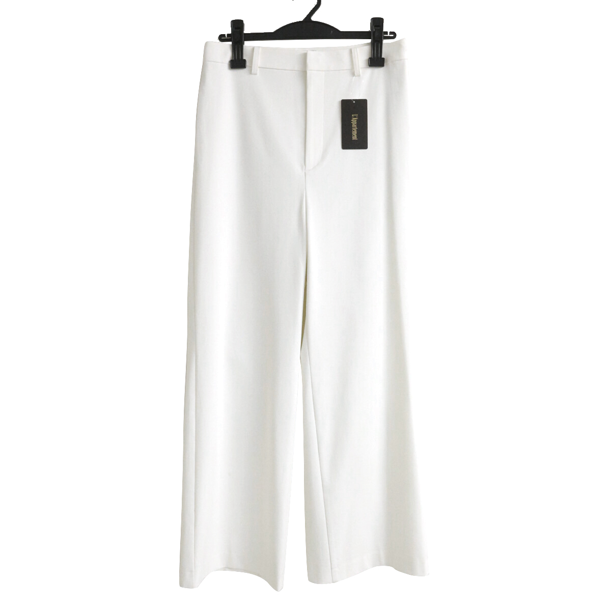 新品 L'Appartement Lisiere 23AW ストレッチギャバローライズパンツ 34 23030560500630 アパルトモン リジエール_画像1