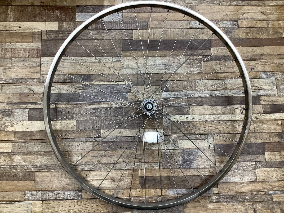 W115 Panasonic ViVi DX パナソニック ビビ・DX(BE-END635K)26インチ 電動アシスト自転車 前後ホイールセット 中古品_画像8