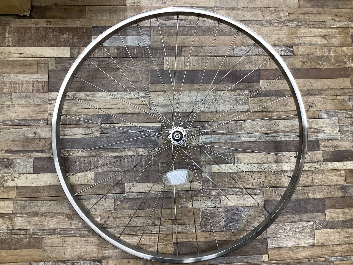 W115 Panasonic ViVi DX パナソニック ビビ・DX(BE-END635K)26インチ 電動アシスト自転車 前後ホイールセット 中古品_画像6