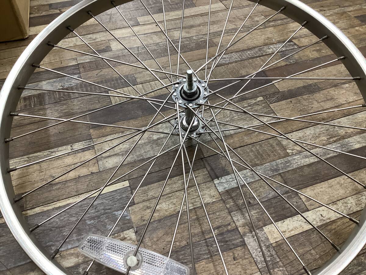 W117 Panasonic Gyutto mini パナソニック ギュットミニ(BE-ENMM033P)20インチ 電動アシスト自転車 前後ホイールセット 中古品_画像7