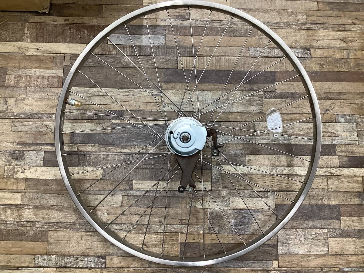 W118 BRIDGESTONE Assista Stila L ブリヂストン アシスタスティラL(AS6L49)26インチ 電動アシスト自転車 前後ホイールセット 中古品_画像2