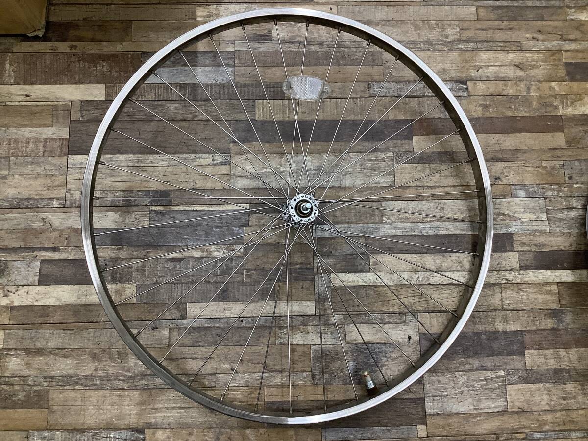 W118 BRIDGESTONE Assista Stila L ブリヂストン アシスタスティラL(AS6L49)26インチ 電動アシスト自転車 前後ホイールセット 中古品_画像6