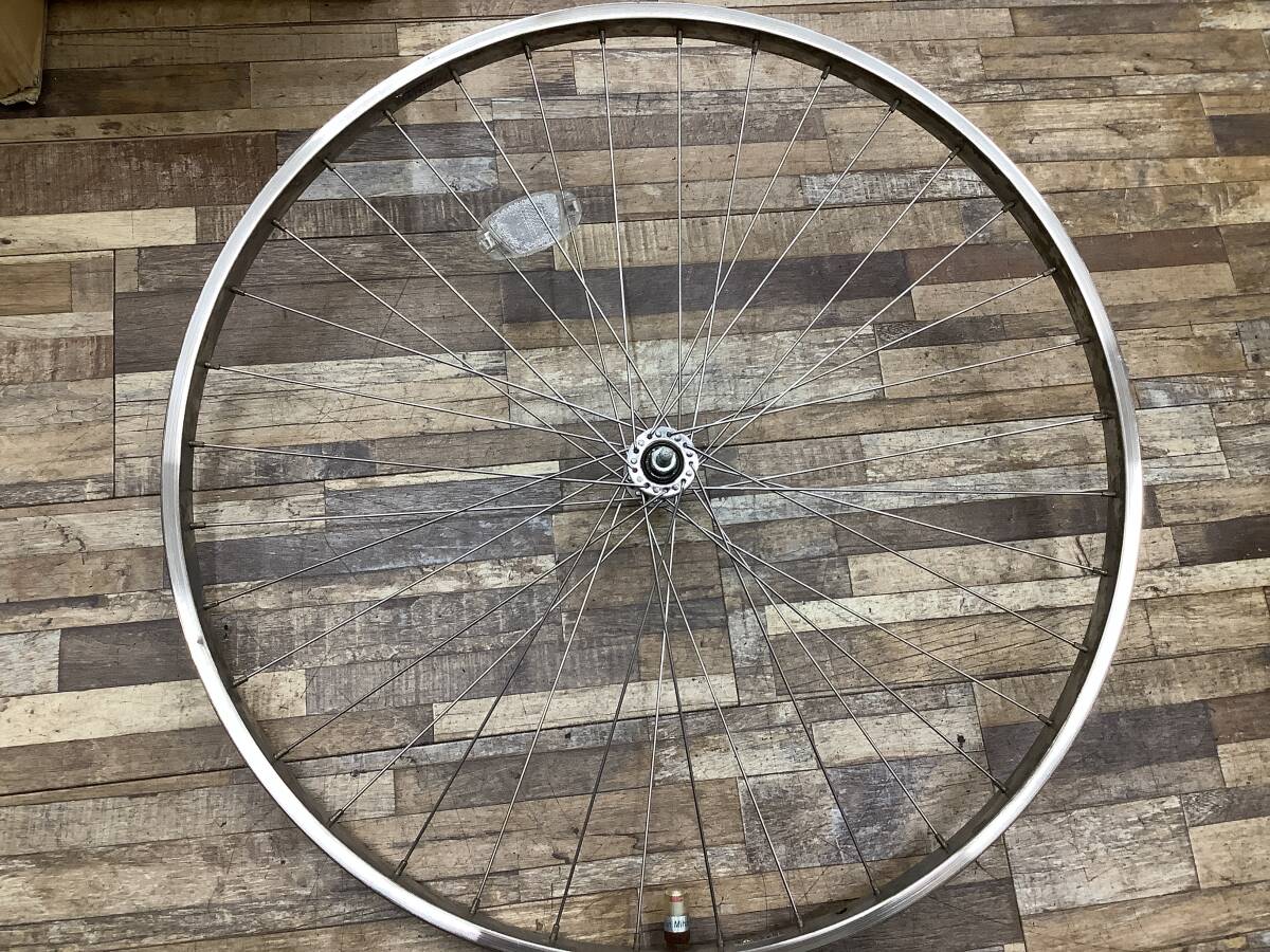 W118 BRIDGESTONE Assista Stila L ブリヂストン アシスタスティラL(AS6L49)26インチ 電動アシスト自転車 前後ホイールセット 中古品_画像8