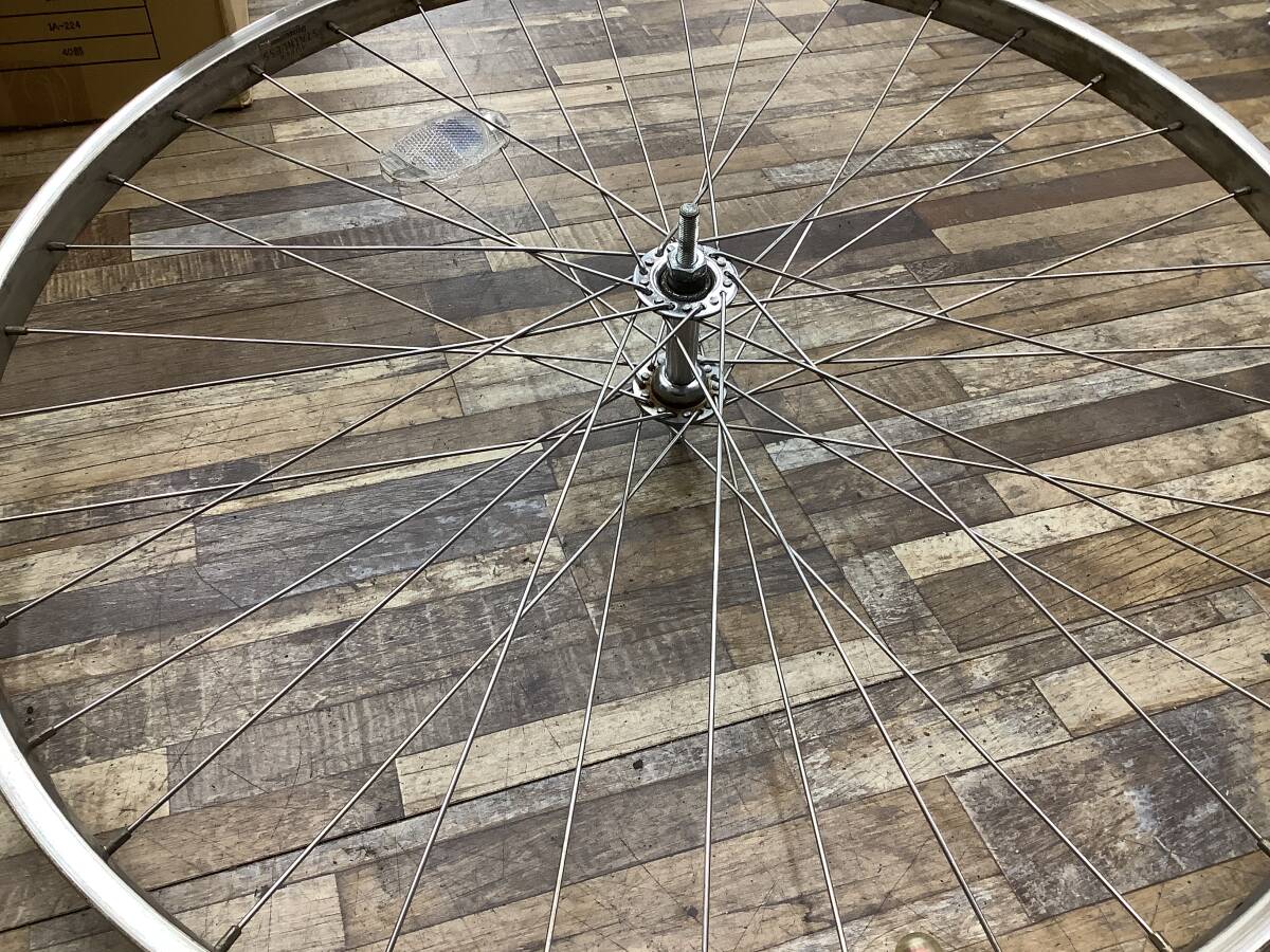 W118 BRIDGESTONE Assista Stila L ブリヂストン アシスタスティラL(AS6L49)26インチ 電動アシスト自転車 前後ホイールセット 中古品_画像9