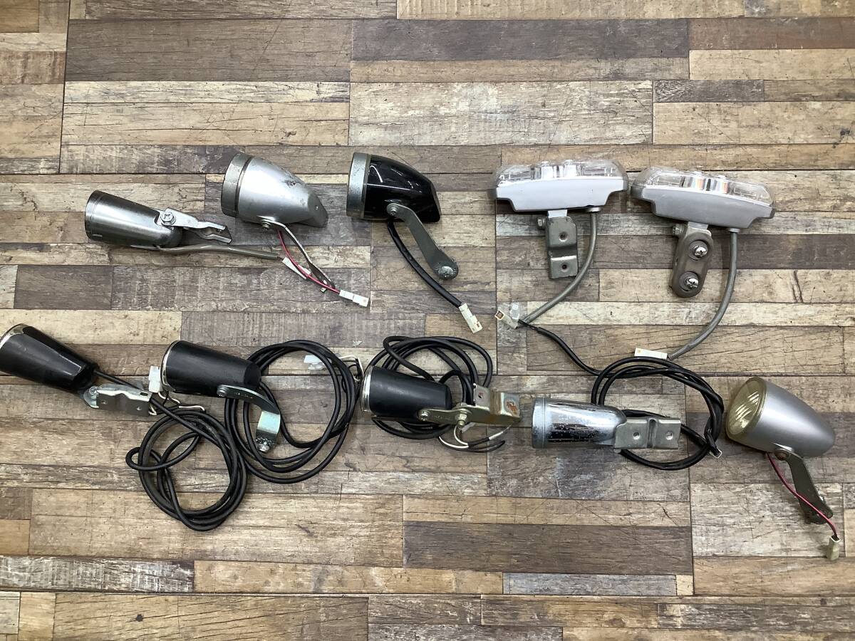 K374 【10点まとめ売り】 YAMAHA BRIDGESTONE Panasonic LEDライト 電動アシスト自転車 中古品_画像1