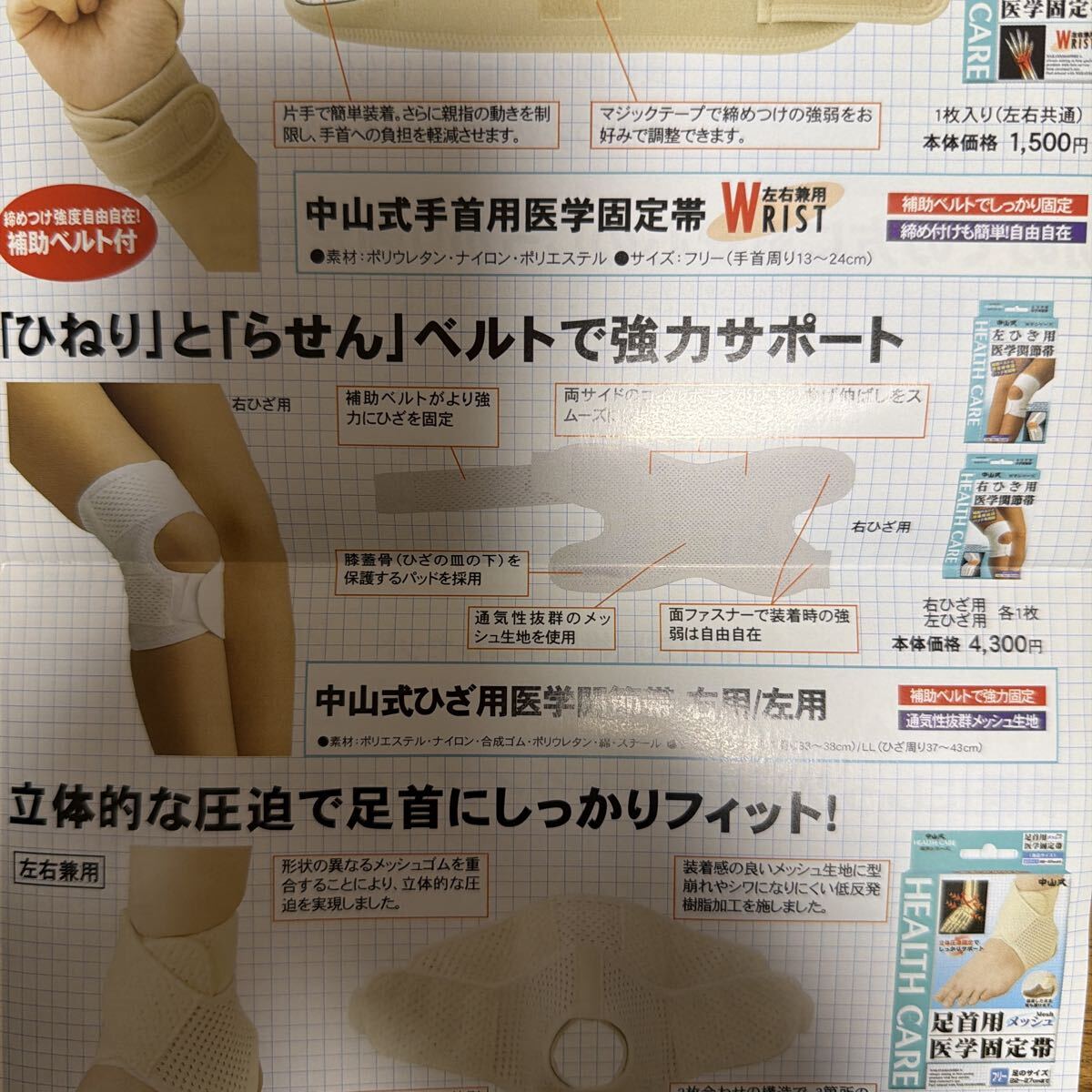 中山式■左ひざ用医学間節帯■未使用■サポーター_画像4