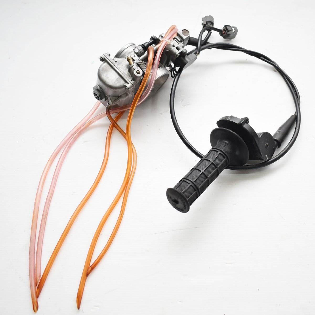 KX250 KX250L KEIHIN キャブレター スロットルホルダー セット KX250L-0038** カワサキ 【B】1025_画像1