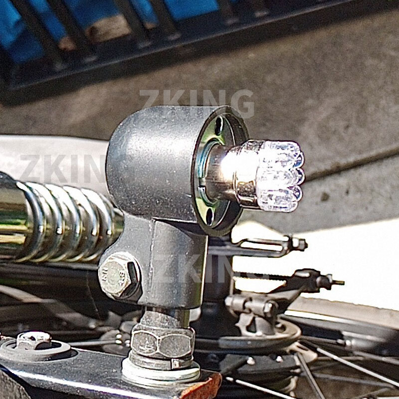 バイク ウインカー led 4個セット IC リレー アンバー オレンジ ハイフラ 防止 バルブ ステルス 汎用 G18 速度調整 bk_画像5