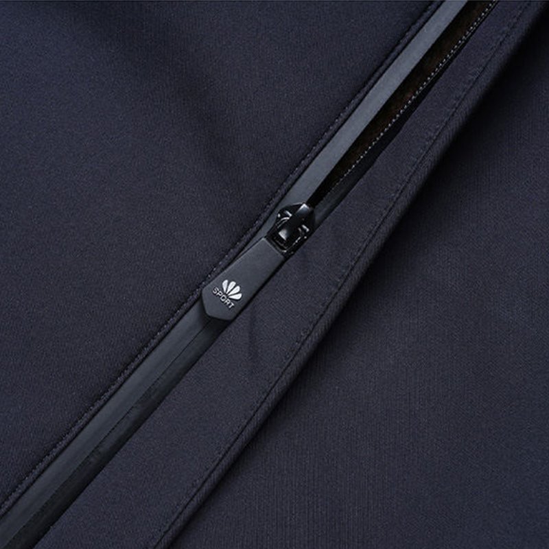 高級◆イタリア製 メンズ 中綿コート ビジネス 防風 保温 フード脱着式 裏起毛 秋冬用 アウター 2XL/52 fz135_画像7