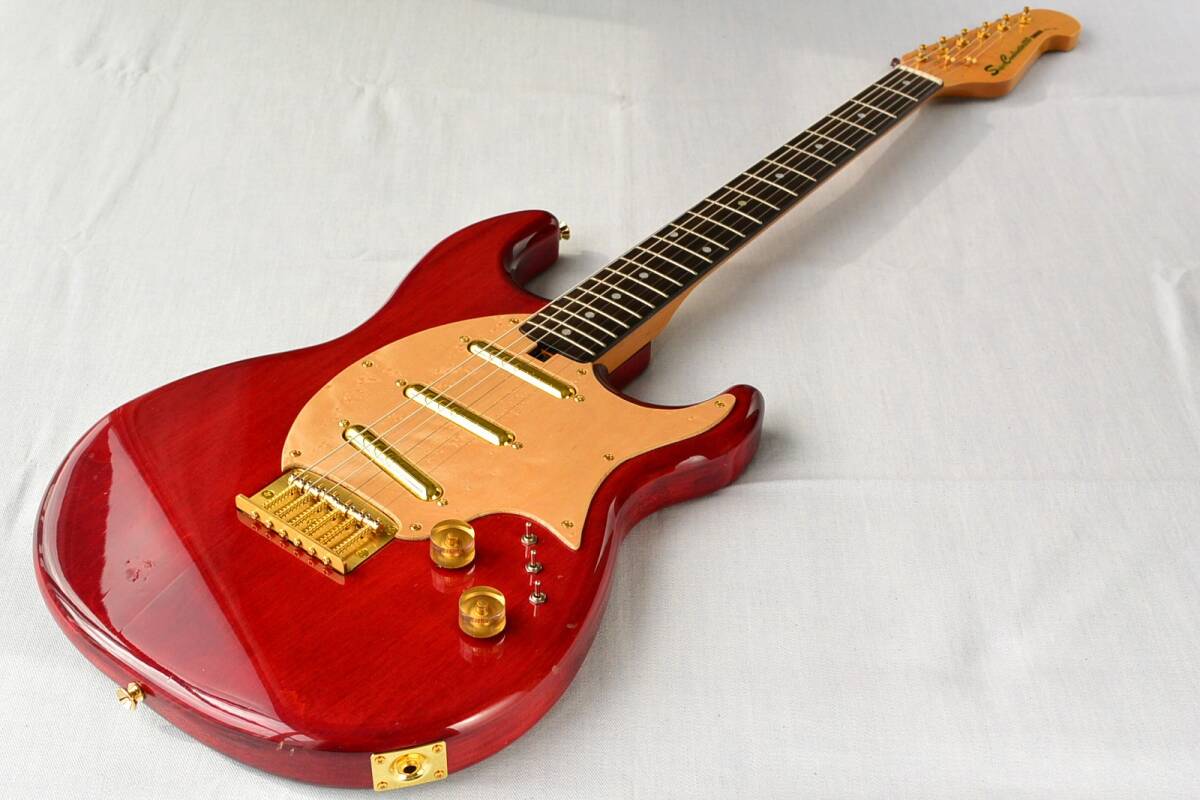 YAMAHA SC-800 Mod. 70年代 ブラス製ブリッジ&ジョイントプレート リップスティックタイプPU. バーズアイPG. 整備済み #25 K02-09_画像2