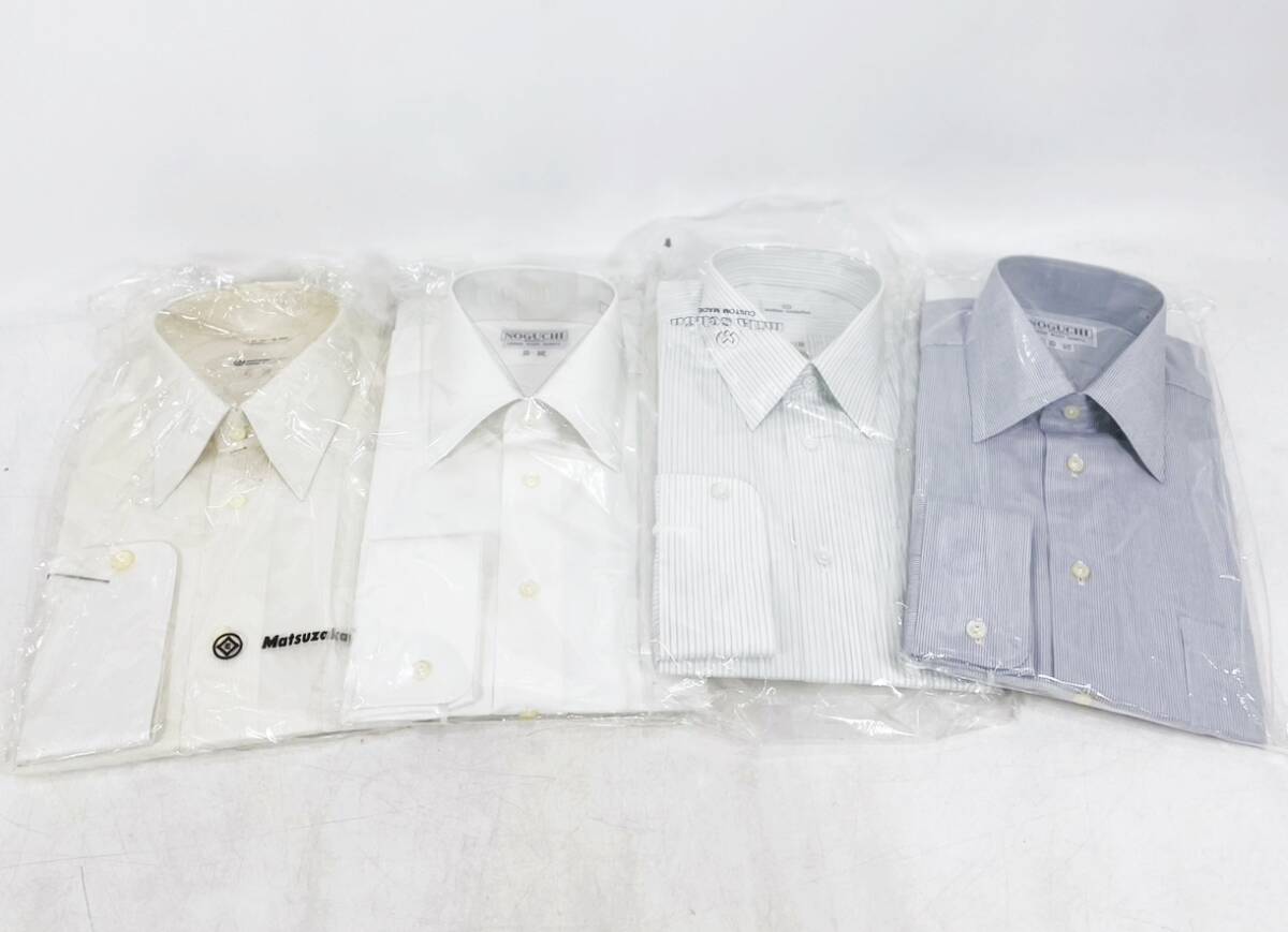 未使用 4点セット 長袖 カッターシャツまとめ 松坂屋 ミラショーン NOGUCHI mira schon 日_画像1