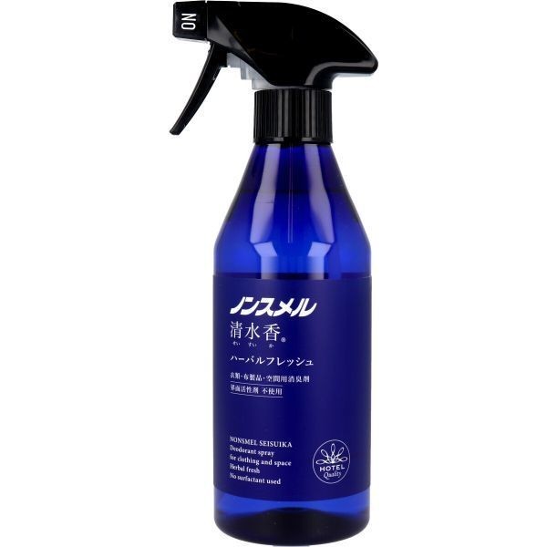ノンスメル清水香 衣類／布製品／空間用 消臭スプレー ハーバルフレッシュの香り スプレー本体 400mLＸ6本_画像1