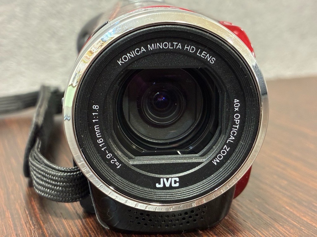 ★☆#909 JVC ケンウッド デジタルビデオカメラ Everio エブリオ GZ-E780-R動作確認済 +ロジテックデジタルビデオカメラ専用BDライター☆★_画像3