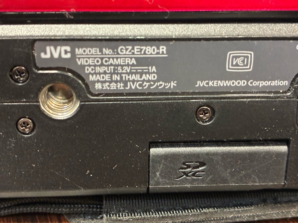 ★☆#909 JVC ケンウッド デジタルビデオカメラ Everio エブリオ GZ-E780-R動作確認済 +ロジテックデジタルビデオカメラ専用BDライター☆★_画像7