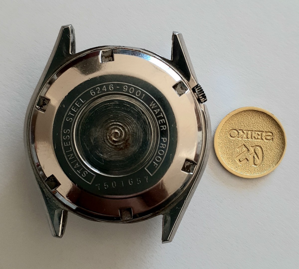 セイコー　グランドセイコー　ＧＳ　メダル　メダリオン　社外製　部品　金属無垢材　高品質　44 57 61 62_画像4