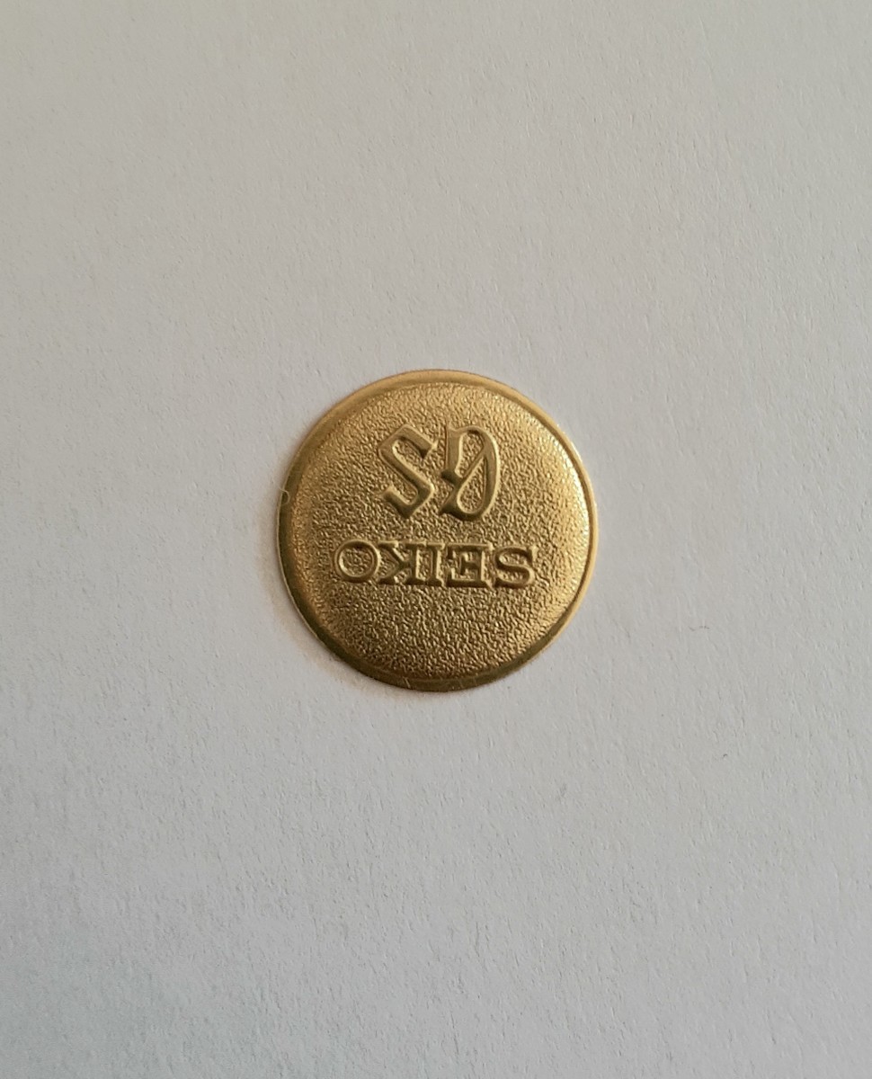 セイコー　グランドセイコー　ＧＳ　メダル　メダリオン　社外製　部品　金属無垢材　高品質　44 57 61 62_画像2