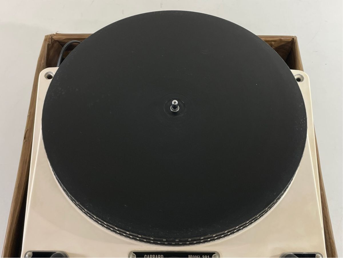 n8720 動作品 GARRARD ガラード 301 ターンテーブル 50Hz仕様 キャビネット固定ネジ付_画像5