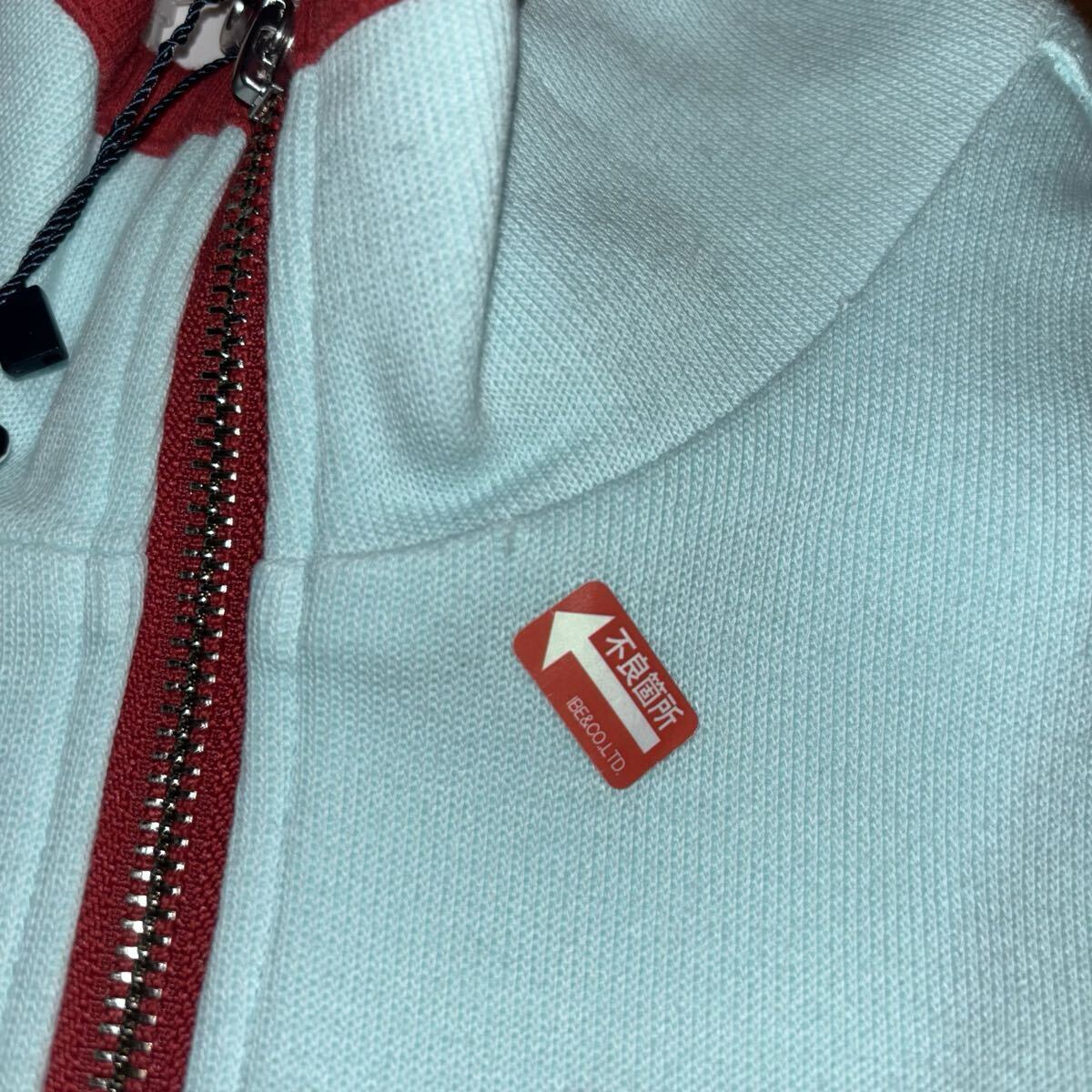 《新品》シナコバ　SINA COVA、ジップ　トレーナー、L、ミントグリーン_画像3