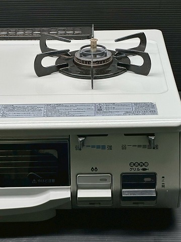 B19★パロマ Paloma ガステーブル JO-801V-L ガスコンロ LPガス ガス台_画像5