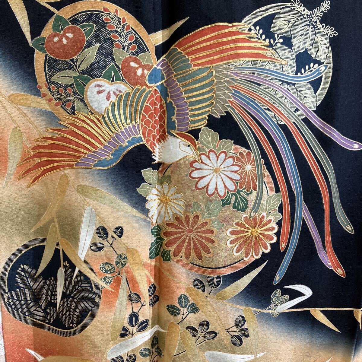 一右衛門No2537 黒留袖 8枚まとめ売り 金彩友禅 金駒刺繍 京友禅 正絹着物 刺繍 豪華留袖 留袖 大量まとめ売り大処分_画像5