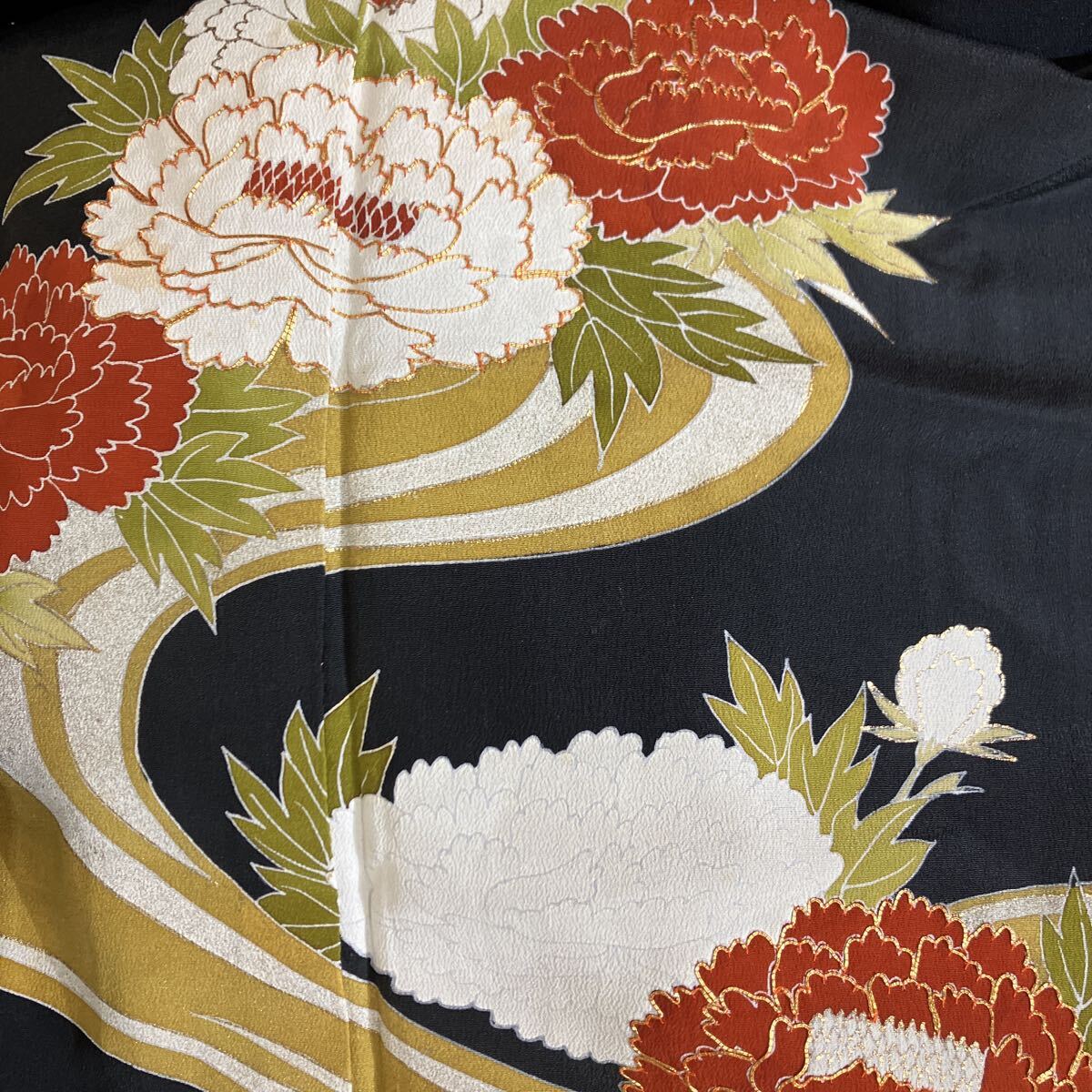 一右衛門No2537 黒留袖 8枚まとめ売り 金彩友禅 金駒刺繍 京友禅 正絹着物 刺繍 豪華留袖 留袖 大量まとめ売り大処分_画像8