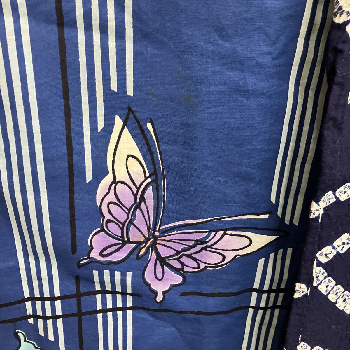 一右衛門 No2586 浴衣 23枚 まとめ売り 有松絞り 木綿浴衣 コーマ地 ゆかた 女物 藍染 浴衣_画像4