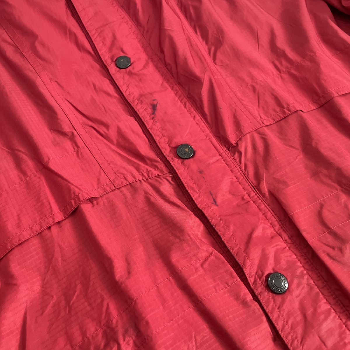 90`s~●POLO SPORT●RALPH LAUREN●Lサイズ●ヴィンテージ リップストップ ロゴ 刺繍 フリース 裏地 ナイロンパーカ●ラルフローレン_画像5