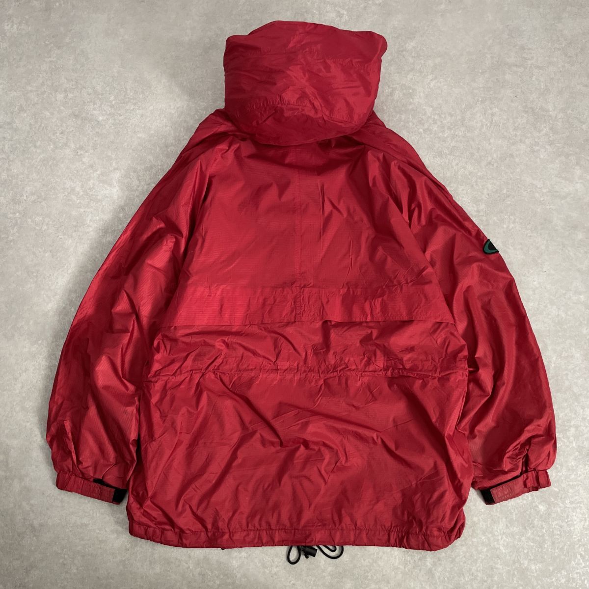 90`s~●POLO SPORT●RALPH LAUREN●Lサイズ●ヴィンテージ リップストップ ロゴ 刺繍 フリース 裏地 ナイロンパーカ●ラルフローレン_画像7