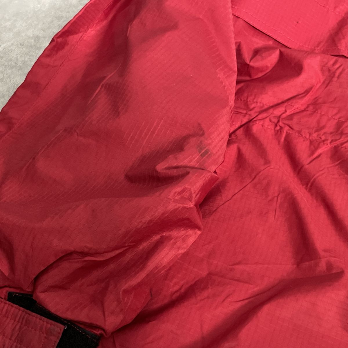 90`s~●POLO SPORT●RALPH LAUREN●Lサイズ●ヴィンテージ リップストップ ロゴ 刺繍 フリース 裏地 ナイロンパーカ●ラルフローレン_画像8