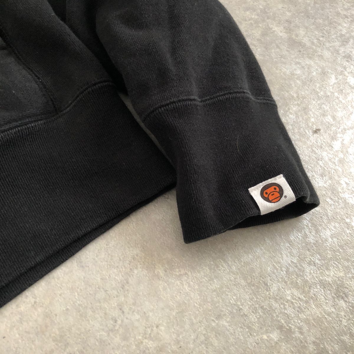 BAPE x KAWS●コラボ フルジップ スウェット パーカー●エイプ カウズ_画像9