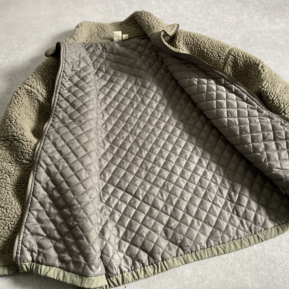 ROXY●XLサイズ●アウタージャケット ROXY WAVES ZIP パイピング ボア ジャケット レディース●ロキシー_画像7