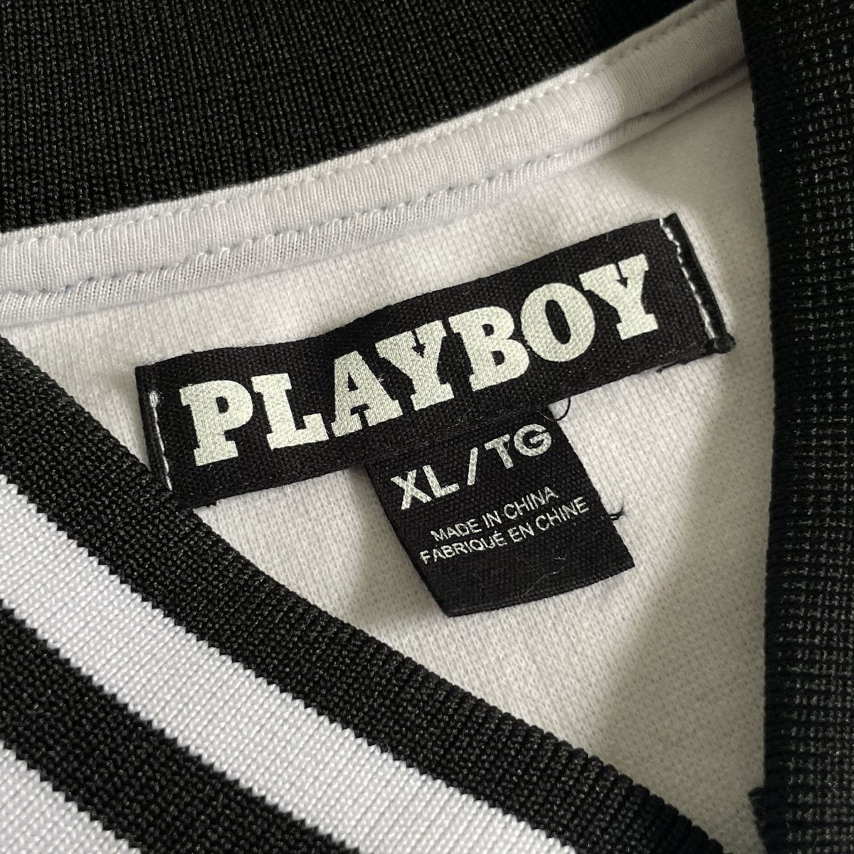 PLAYBOY*XL размер * куртка с логотипом блузон Logo пирог ru ткань кожа рукав длинный рукав длинный рукав * Play Boy 