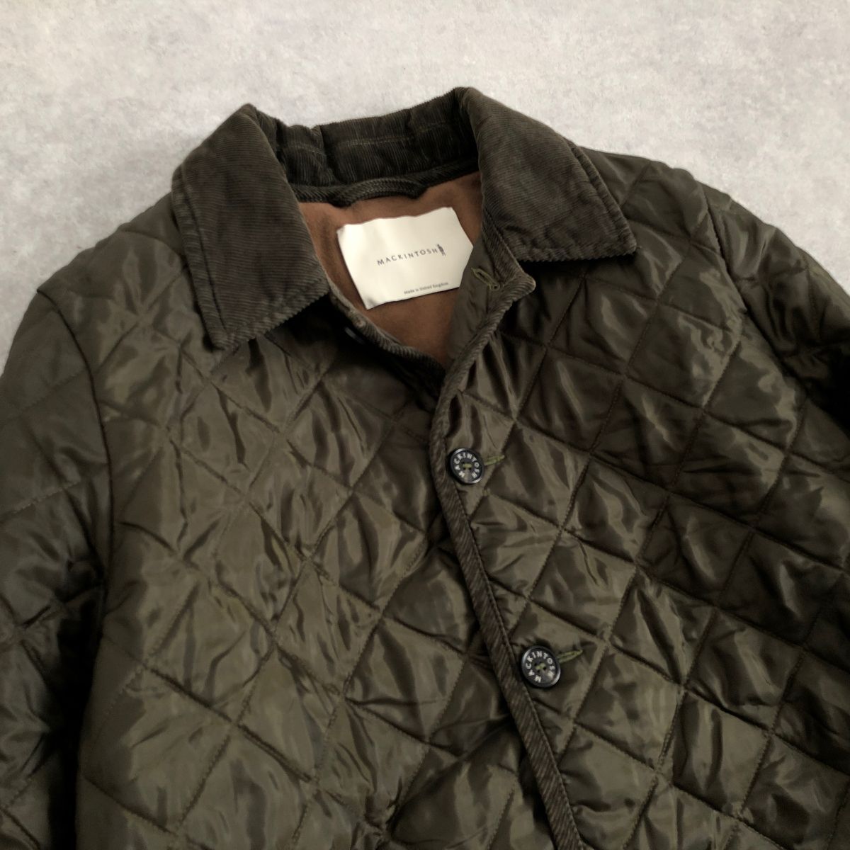 本家・英国製●MACKINTOSH●保温性キルティング ジャケット●マッキントッシュ_画像2