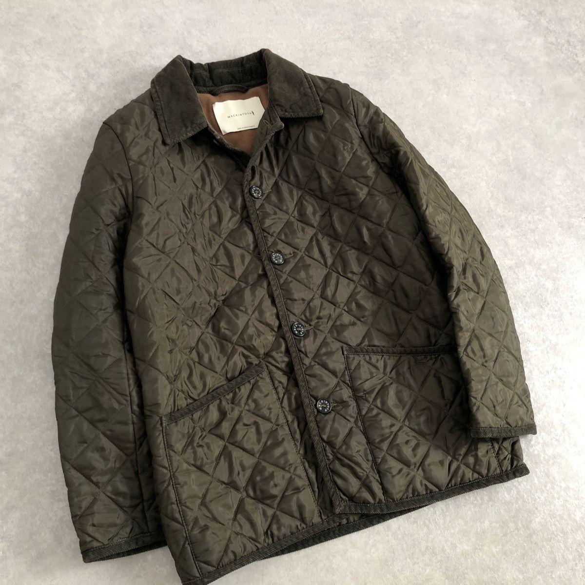 本家・英国製●MACKINTOSH●保温性キルティング ジャケット●マッキントッシュ_画像4