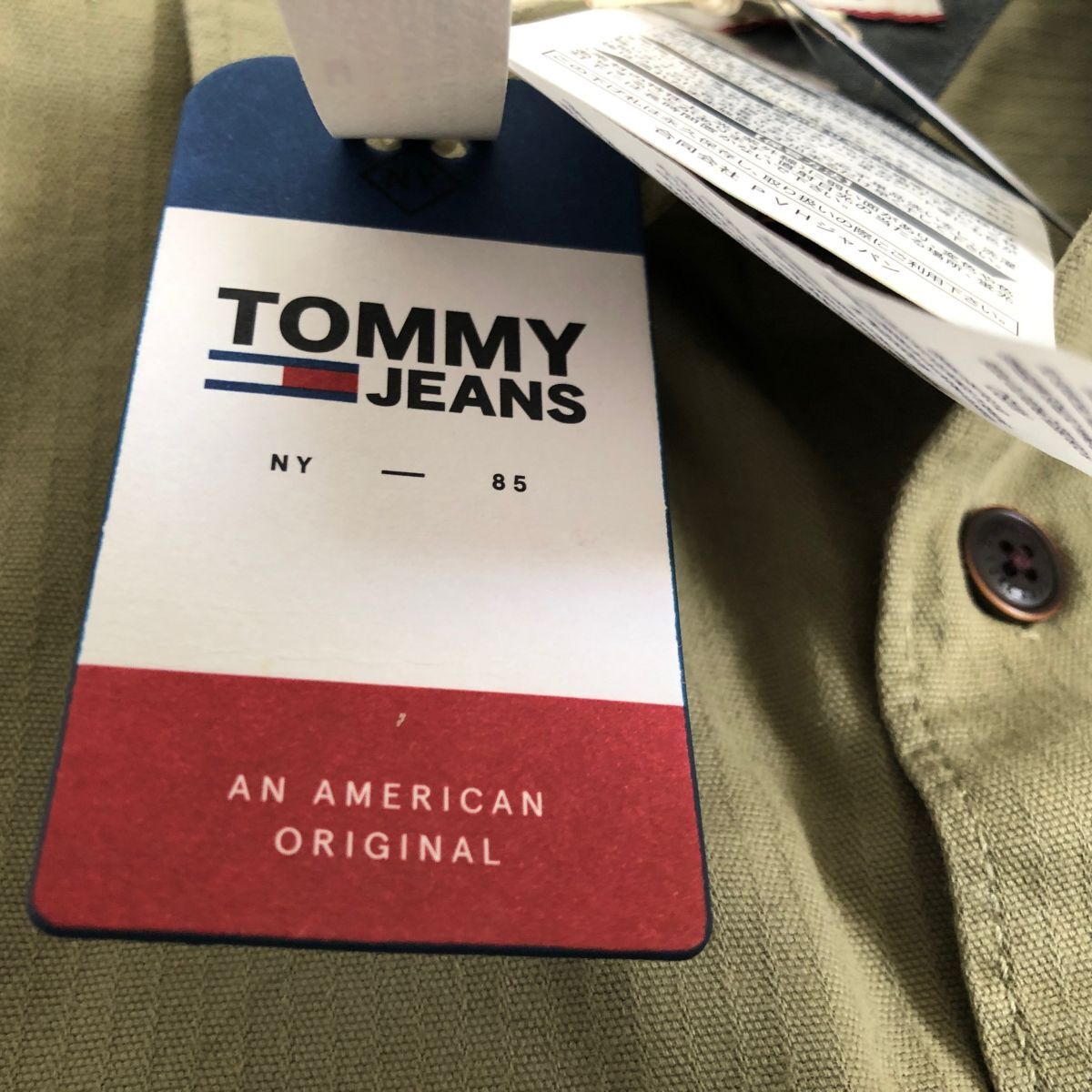 新品●TOMMY JEANS●ミリタリー デザイン シャツ●トミーヒルフィガー_画像6