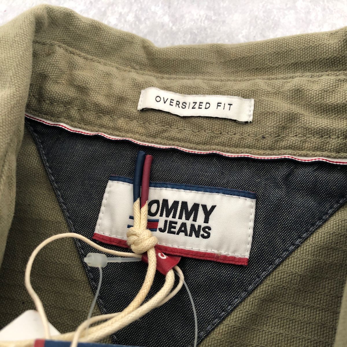 新品●TOMMY JEANS●ミリタリー デザイン シャツ●トミーヒルフィガー_画像7