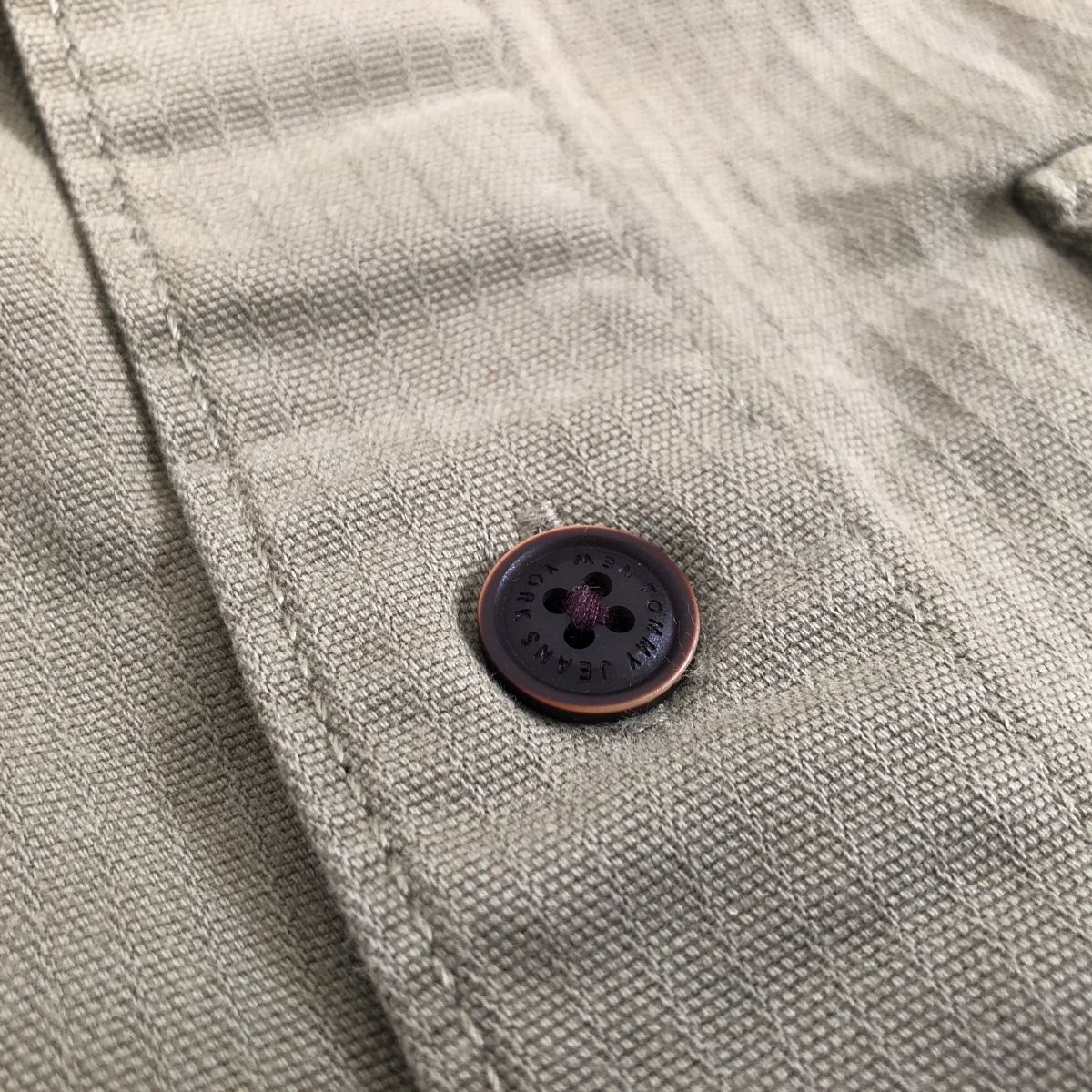 新品●TOMMY JEANS●ミリタリー デザイン シャツ●トミーヒルフィガー_画像8