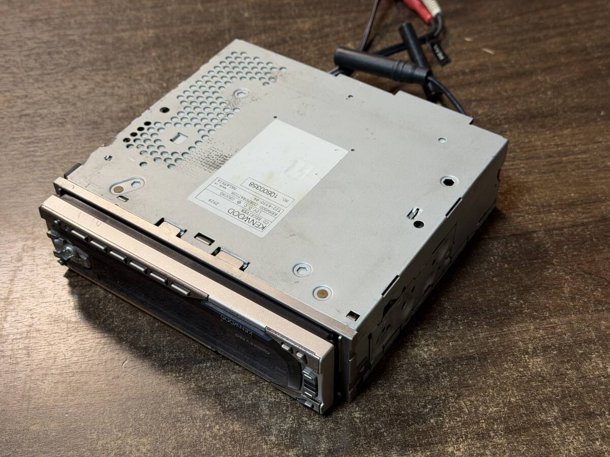 ジャンク□ケンウッド製1DIN CDデッキ Z929 本体のみ部品取りに_画像4