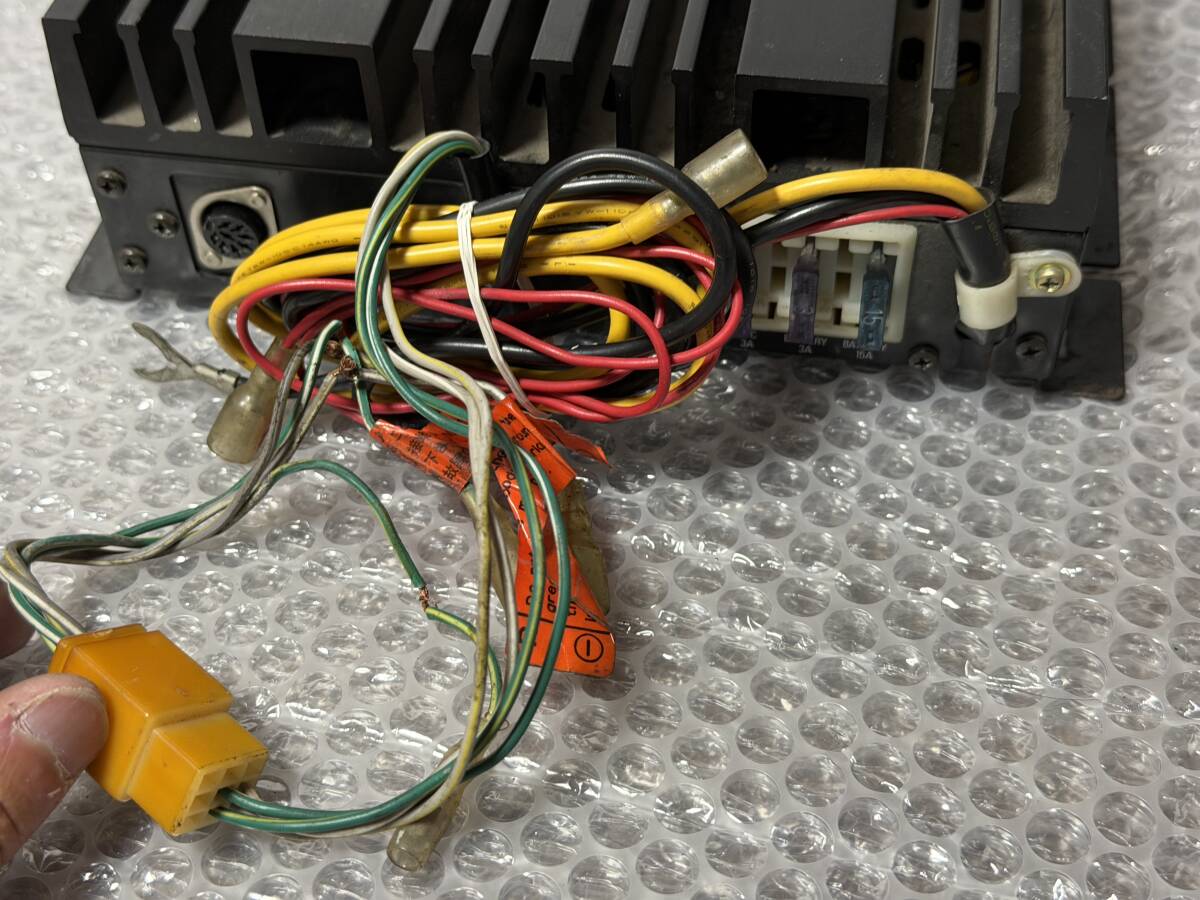 当時物□アルパイン製2chパワーアンプ 3518 動作未確認 _画像5