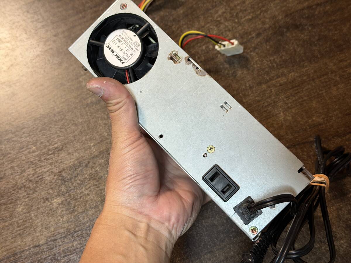 当時物□シャープ・X68000Pro (CZ-652C)純正BOX電源 UADP-0070CEZZ 修理ベースに_画像6