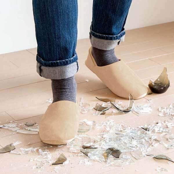 アルファックス 防災ルームシューズ ITSUMO ベージュM 510505(ベージュM)_画像6