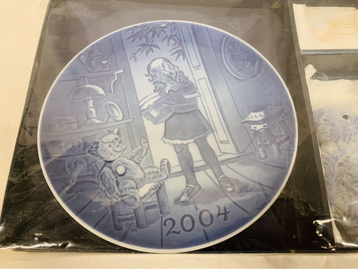 T11524 ロイヤルコペンハーゲン　シュタイフ　プレートセット　2004年　比較的綺麗品_画像3