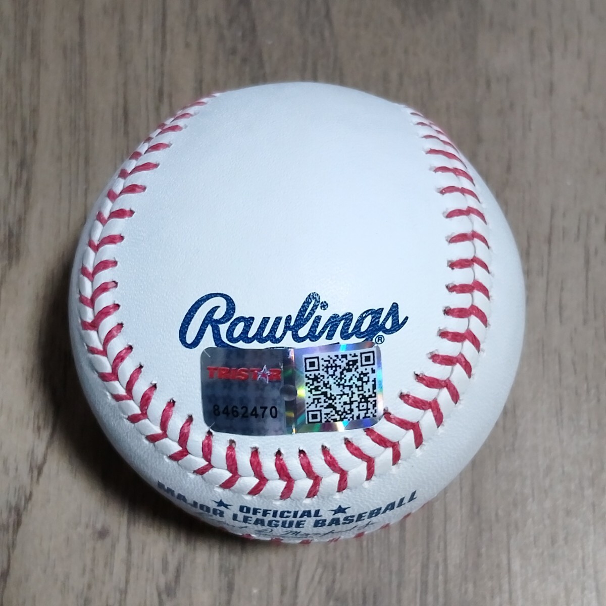 パドレス、マイケル キング 直筆サインボールです、TRISTER社ホログラムシール付き。FA権行使、何処へ行くのか? 新品ボールケース付きです_画像2