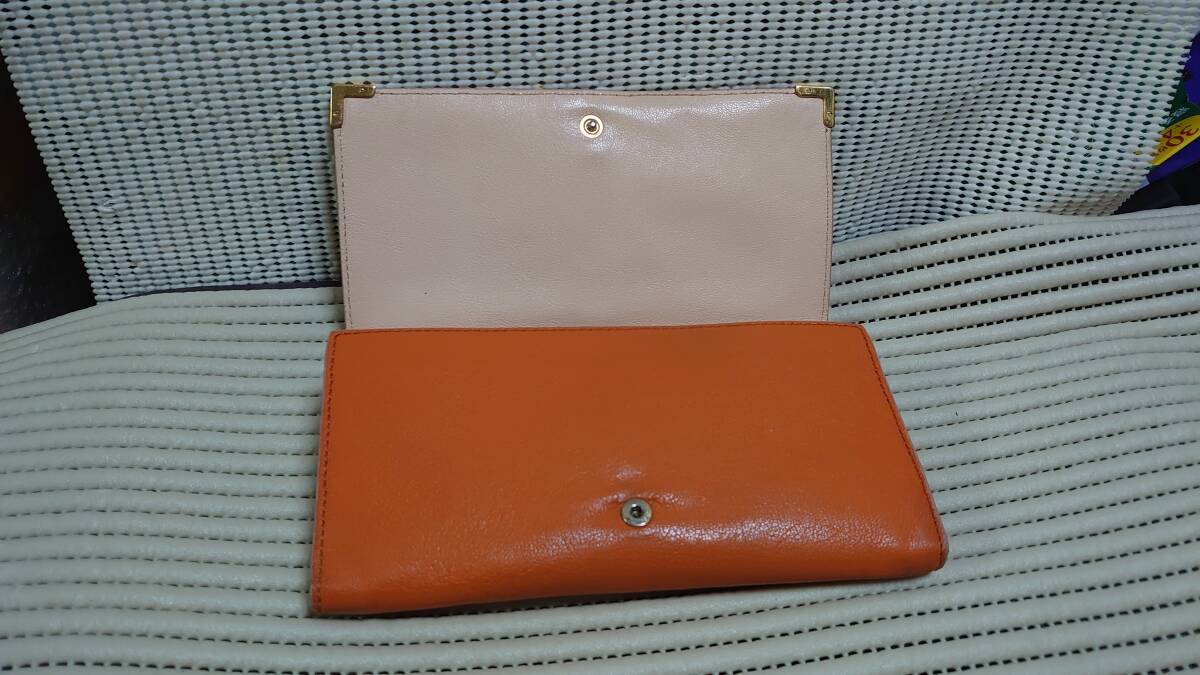ブランドバッグ・財布等大処分：Chloe・クロエ本革長財布・外装美品、コインポケット難あり品_画像4