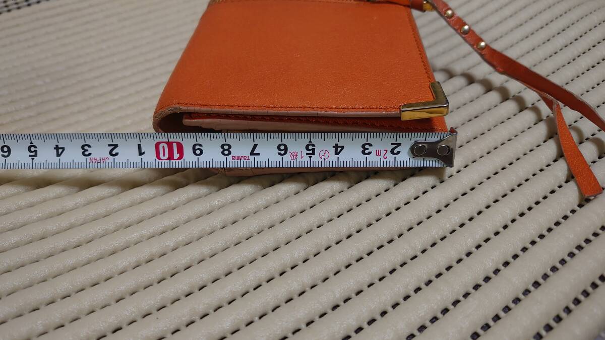 ブランドバッグ・財布等大処分：Chloe・クロエ本革長財布・外装美品、コインポケット難あり品_画像10