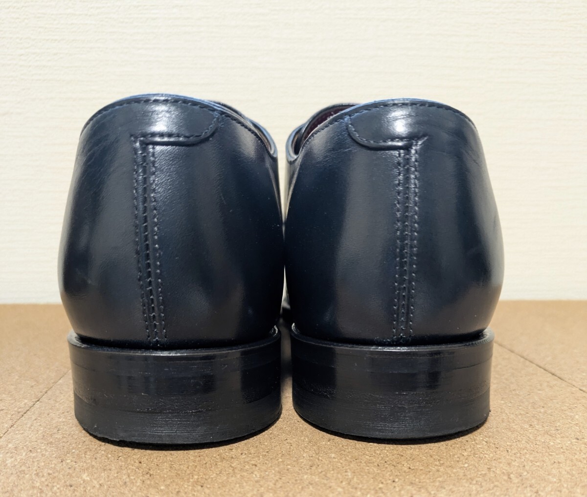 極上 リーガル モンクストラップ／ビルト・トゥ・オーダー物 REGAL 革靴_画像6