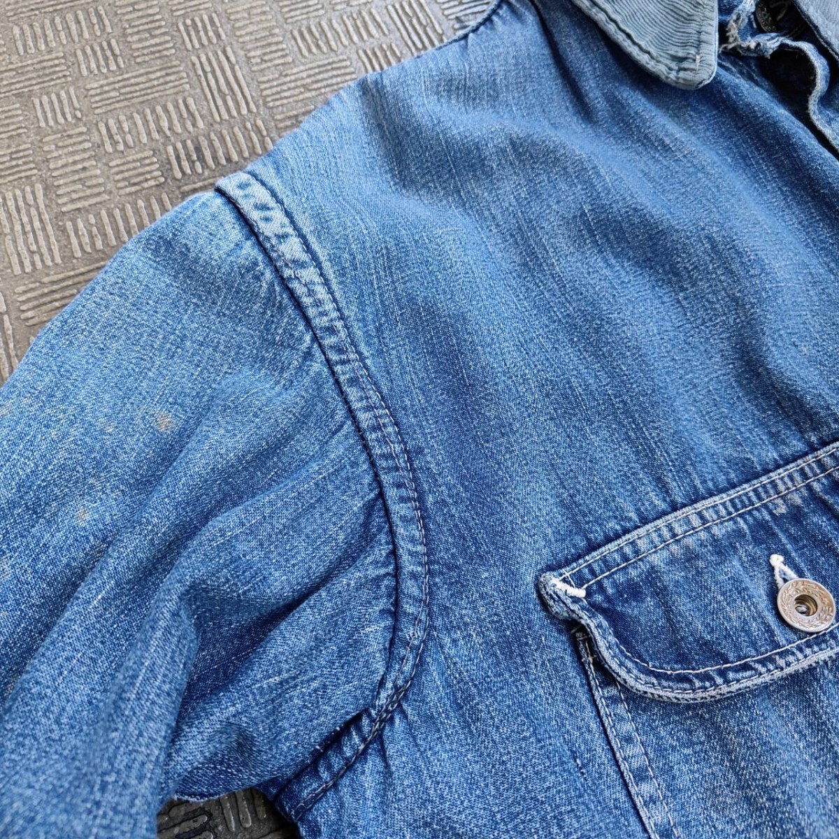 ビンテージ デニム カバーオール 検) 40s 50s 60s payday lee ヘラクレス カーハート bigmac ヘッドライト 大戦 usn sears army us.navy_画像7
